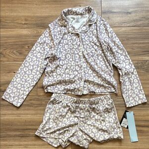 Art Class Lavender Animal Print 2 Piece Pajama Set